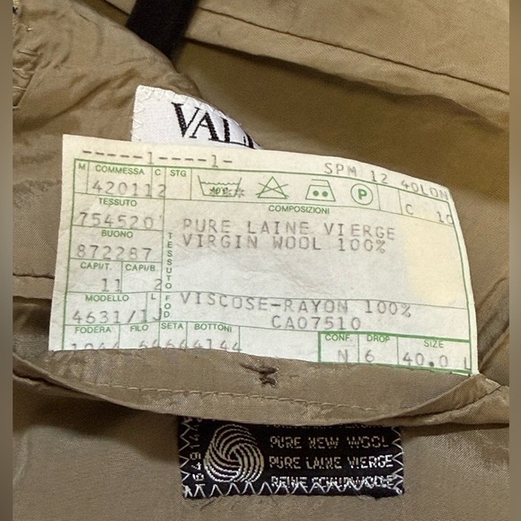 Vintage Valentino Uomo Men's Pure Wool Houndstooth Single Breasted Blazer Sz.40 - Picture 4 of 5